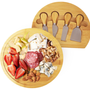 Round Bamboo Cheese Board