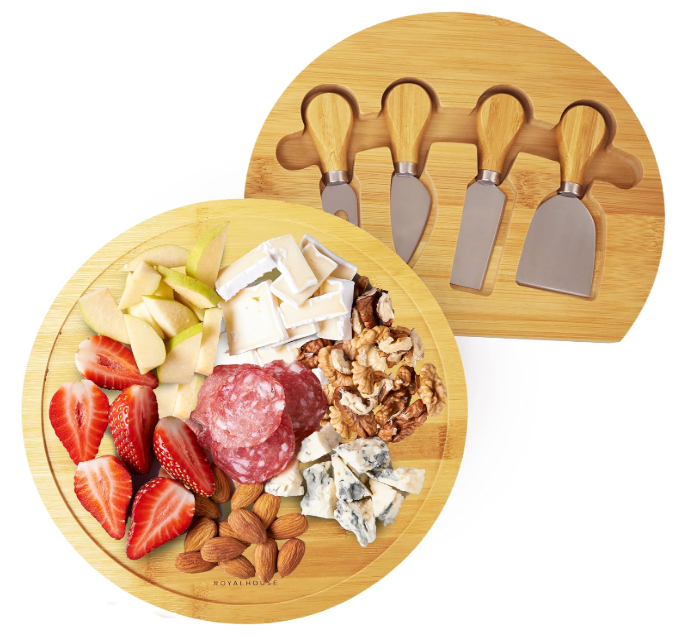 Round Bamboo Cheese Board
