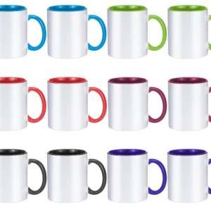 11 OZ ASSORTED COLOR SUBLIMATION MUG